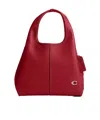 Coach Logo Shoulder Bag In Red