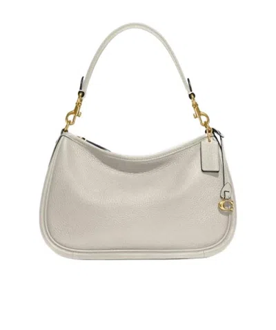 Coach Logo Strap Satchel In Nude