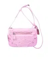 Coach Logo Strap Satchel In Pink