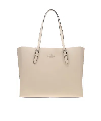 Coach Logo Tote Bag In Brown