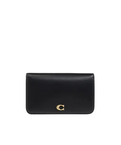 Coach Logo Wallet In Black
