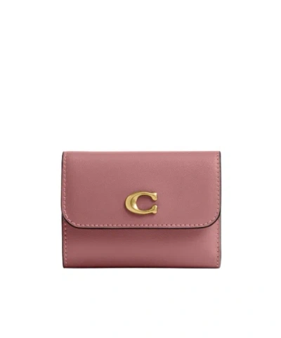Coach Logo Wallet In Pink