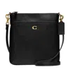 Coach Logo Zipped Bag In Black