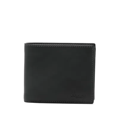 Coach Logo-debossed Cardholder In Black