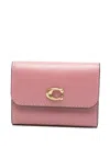 Coach Essential Card Holder Wallet In Pink
