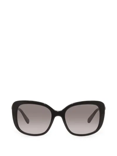 Coach Logo-plaque Sunglasses In Black