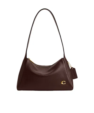 Coach Lola Shoulder Bag In Burgundy