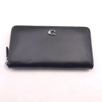 Pre-owned Coach Long Wallet (bi-fold) () In Black