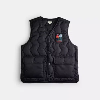 Coach Loop Cargo Vest In Multi