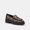 Coach Lucy Loafer With Leopard Print In Multi