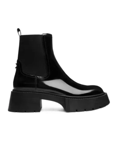 COACH LUG-SOLE LEATHER CHELSEA BOOTS