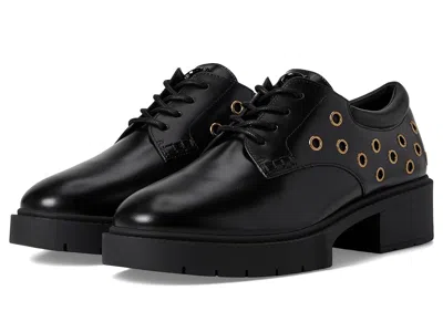 Coach Lyla Platform Derby With Grommets In Black