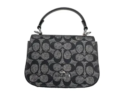 Coach Lysa Top Handle Bag Crossbody Gun Metal