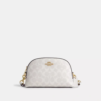 Coach Madi Crossbody In Signature Canvas In Qpt