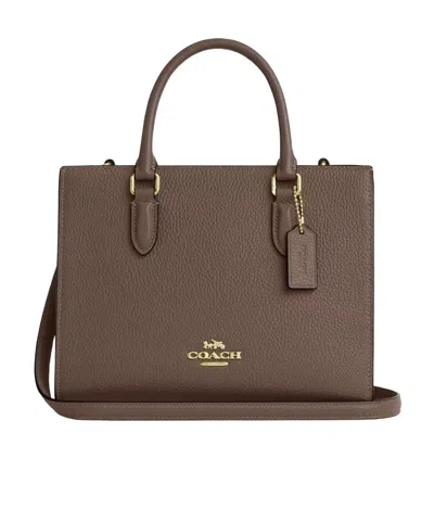 Coach Maggie Small Handbag In Brown