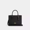Coach Maggie Small Tote Bag In Black