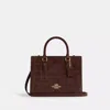 Coach Maggie Small Tote Bag In Brown