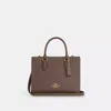 Coach Maggie Small Tote Bag In Brown
