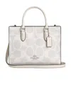 Coach Maggie Small Tote Bag In Signature Canvas In White