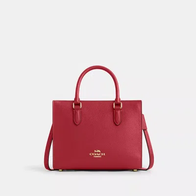Coach Maggie Small Tote Bag In Red