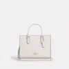 Coach Maggie Small Tote Bag In White