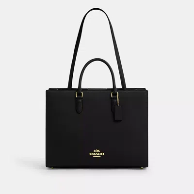 Coach Maggie Tote Bag In Black
