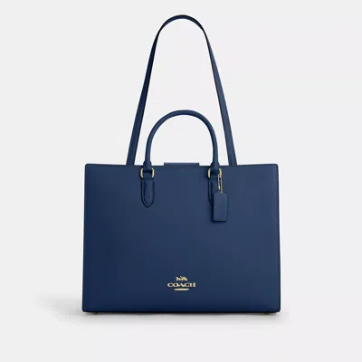Coach Maggie Tote Bag In Blue