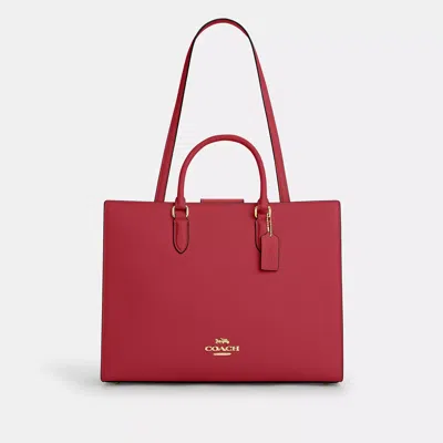 Coach Maggie Tote Bag In Red
