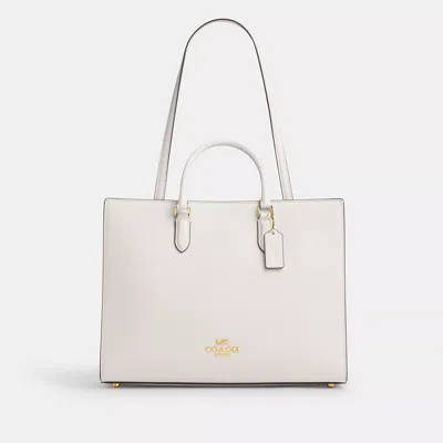 Coach Maggie Tote Bag In White