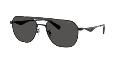 Coach Man Sunglass Hc7178 Cae80 In Black