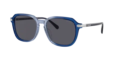 Coach Man Sunglass Hc8383u Cl912 In Blue