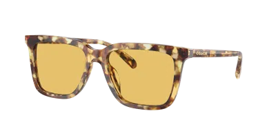 Coach Man Sunglass Hc8385u Cl910 In Yellow