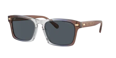 Coach Man Sunglass Hc8397u Cr628 In Gray