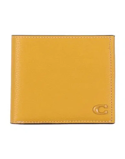 Coach Man Wallet Marigold Size - Leather
