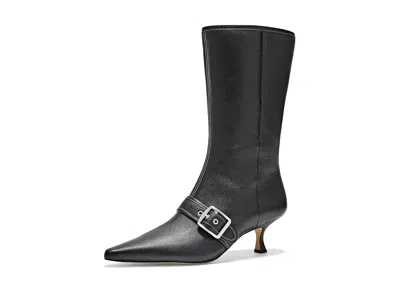 Coach Margot Leather Boots Women's Flat Shoes Black: 11 M