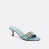 Coach Margot Sandal In Light Blue