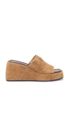 Coach Marie Platform Sandal In Brown