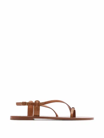 Coach Matilda Logo-plaque Buckled Sandals In Pink