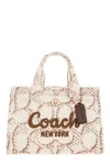 Coach Cargo Tote Bag 26 With Signature Canvas