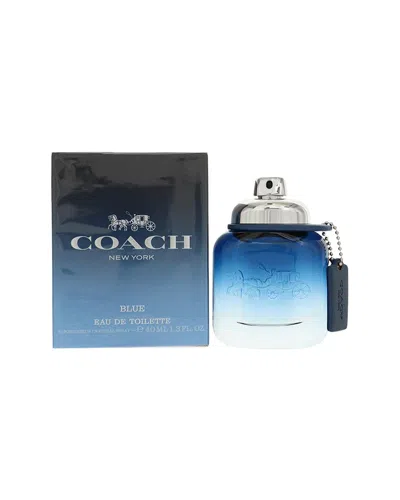 Coach Men's 1.4oz Blue Edt Spray In Transparent