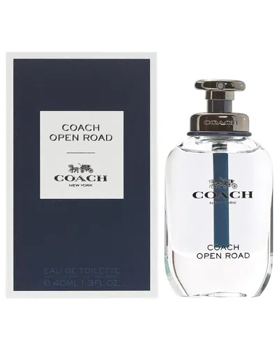 Coach Men's 1.4oz Open Road Edt Spray In Transparent