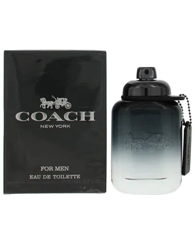 Coach Men's 2oz New York Edt Spray In Transparent