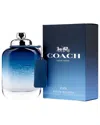 Coach Men's 3.3oz Blue Edt In Multi