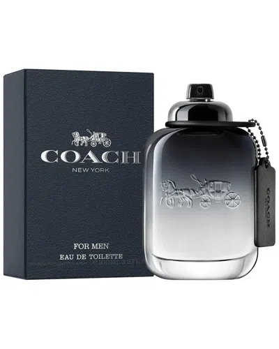 Coach Men's 3.3oz New York Edt Spray In Black