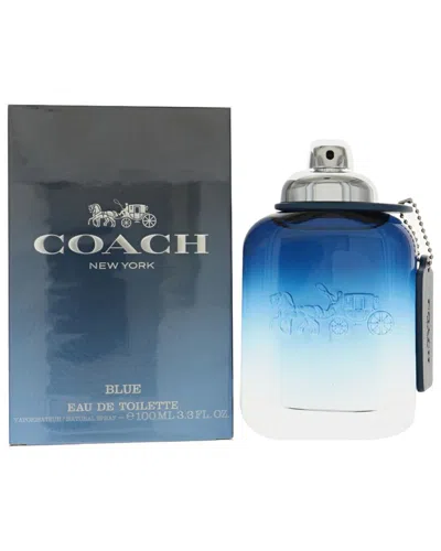 Coach Men's 3.4oz Blue Edt Spray
