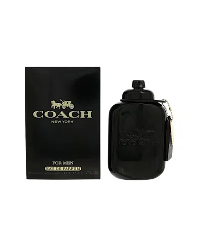 Coach Men's 3.4oz  New York Eau De Parfum In Transparent