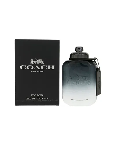 Coach Men's 3.4oz New York Edt Spray In Transparent