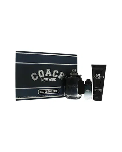 Coach Men's 3pc Gift Set In Transparent