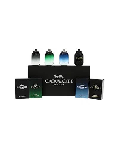 Coach Men's 4pc Mini  Gift Set In Multi