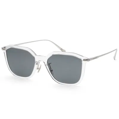 Coach Men's 55 Mm Clear Sunglasses In Multi